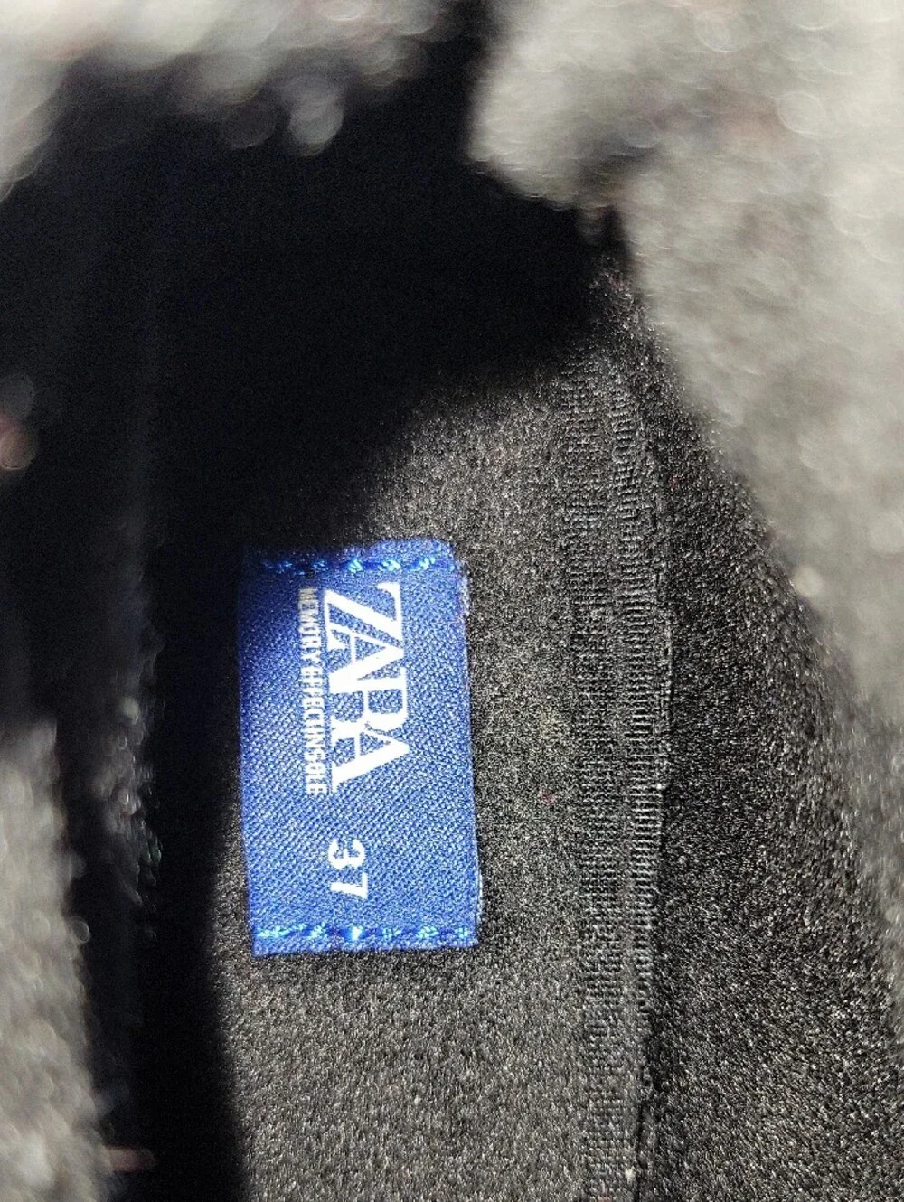Zara Kids Hiking Boots featuring striking blue lace loops and patterned laces